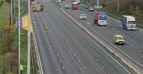 Live Updates As M62 Closes Following Crash Between Lorry And Car