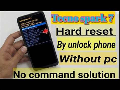 How To Hard Reset Tecno Spark 7 Tecno Spark 7 Hard Reset Tecno