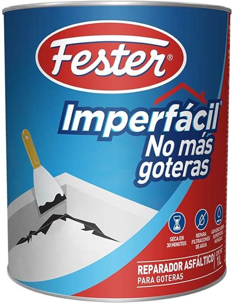 Fester Imperfácil Reparador Asfáltico para Goteras Repara Filtraciones