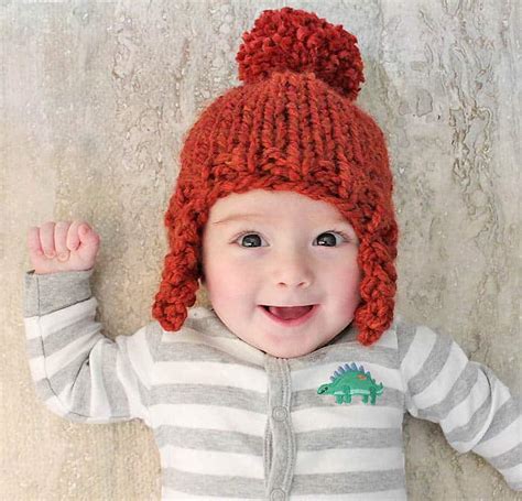 Free Baby Hat Knitting Patterns - Gina Michele