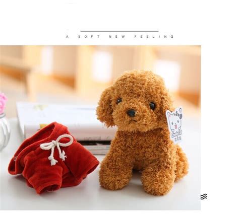 Mini Poodle Stuffed Animals | Poodle Teddy Dogs Soft Toys