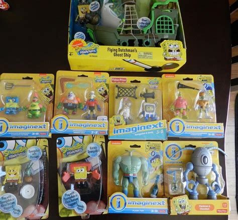 Nickelodeon Spongebob Imaginext Playset Figures And Flying Dutchman