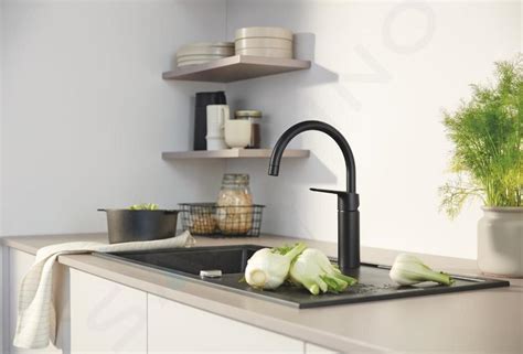 Grohe Start - Spültischarmatur, schwarz matt 304692430 | Sanitino.de