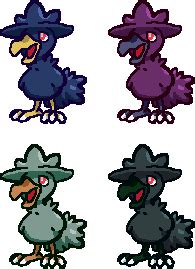 Murkrow Sprite by Fakeromons on DeviantArt