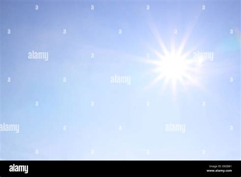 Sunny sky background Stock Photo - Alamy