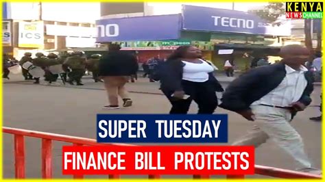 Situation In Nairobi Cbd As Finance Bill Protests Begin Gen Z