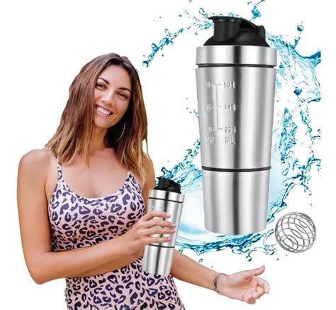 Shaker Para Proteina Vaso Mezclador De Proteina Ml