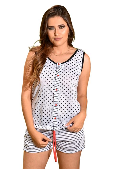 Comprar Baby Doll Regata Amamenta O O Em Malha Ponto Certo Lingerie