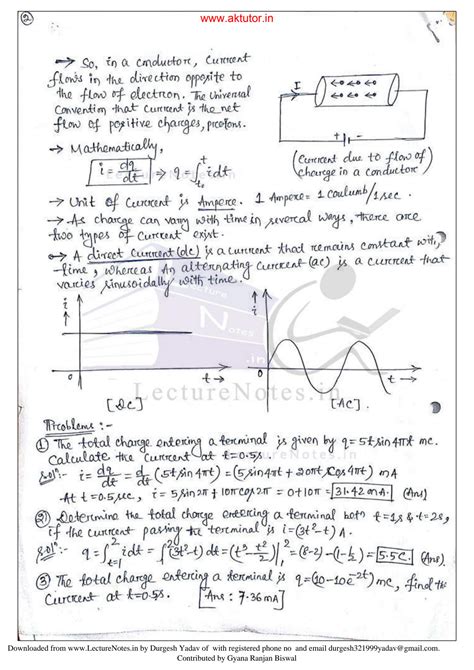 Solution Basic Electrical Engineering Handwritten Notes Studypool