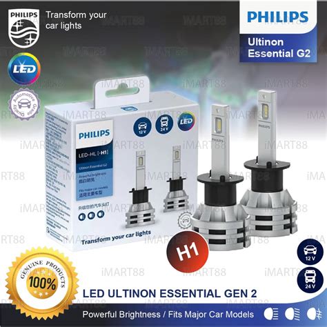 Philips Ultinon Essential Led Gen H Headlight Fog Lamp Bulb V V