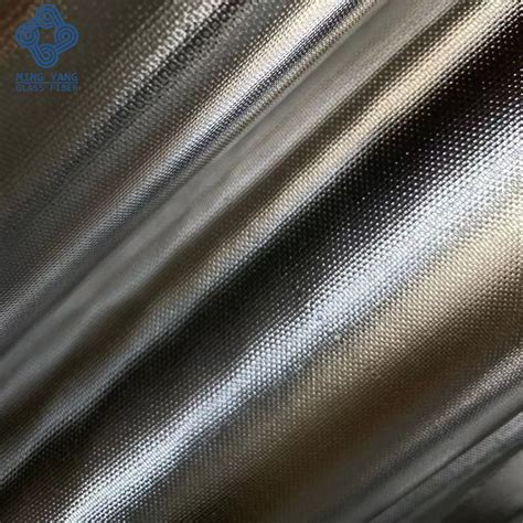 Fire Retardant Aluminized Glass Cloth Fireproof Waterproof Aluminum