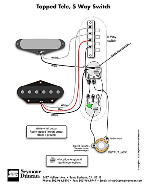 Telecaster Pick Up Wiring Schematic