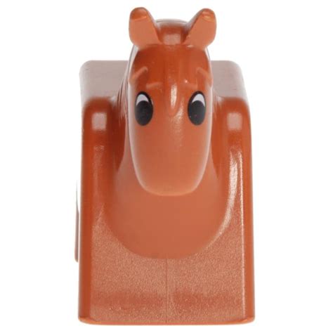 Lego Duplo Animal Horse 4009pb02 Dark Orange Decotoys