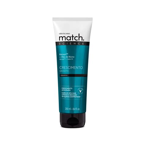 Shampoo Match Science Crescimento Ml O Botic Rio