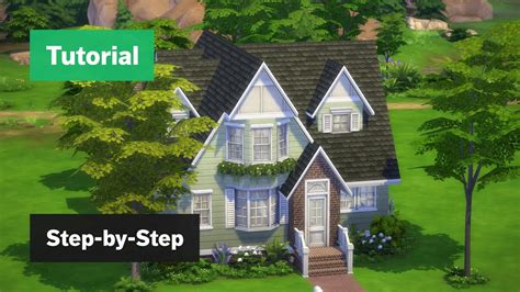 Cozy Cottage The Sims 4 Step By Step House Building Tutorial