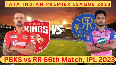 Pbks Vs Rr 66 Match Playing 11 Rajasthan Royals Vs Punjab Kings Playing 11 √ Rr Vs Pbks