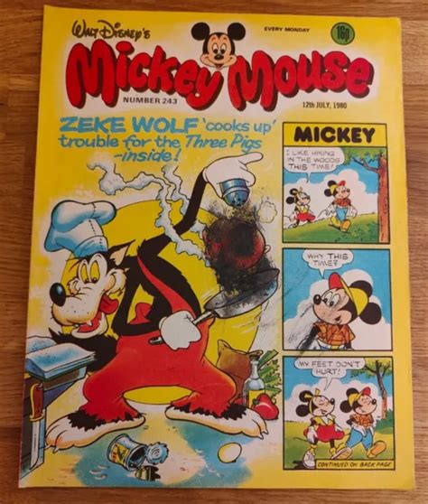 Comic Uk Bronze Age Walt Disney S Mickey Mouse No Th July