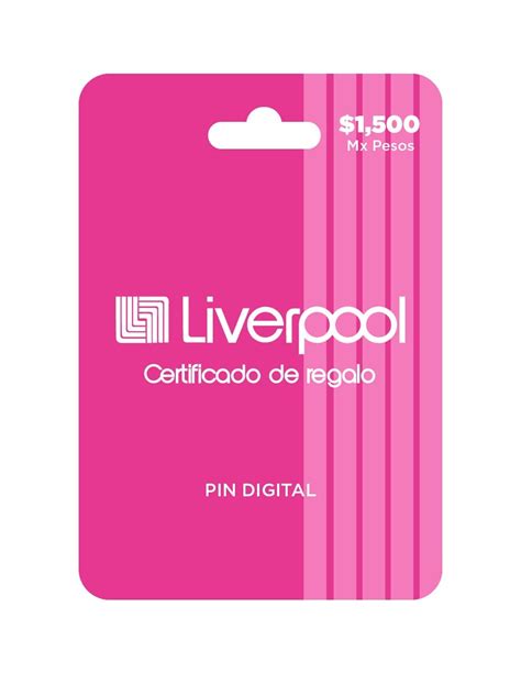 Liverpool Tarjeta Prepago Pin Digital