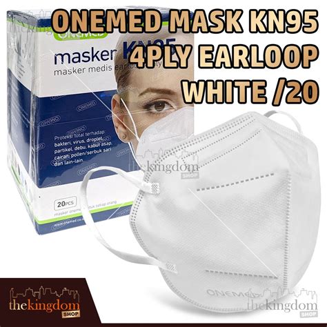 Jual Onemed Mask N Kn Ply Particulate Respirator Masker Earloop