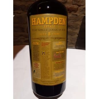 Rhum HAMPDEN 8 ANS Caviste Lyon 2