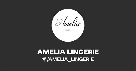 Amelia Lingerie Instagram Facebook Linktree