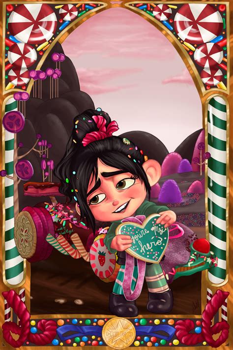 Vanellope Von Schweetz by JulietGarciaArt on DeviantArt