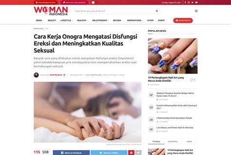 Cara Kerja Onogra Mengatasi Disfungsi Ereksi Dan Meningkatkan Kualitas