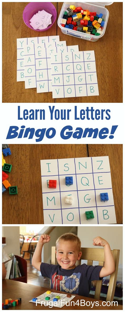 Learn the Alphabet Bingo Game - Frugal Fun For Boys and Girls