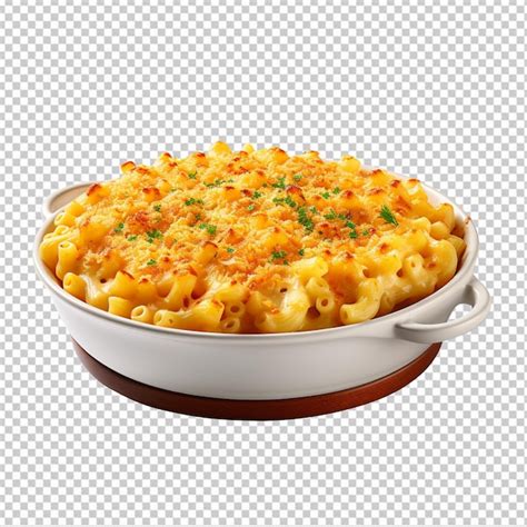 Premium Psd Baked Macaroni Isolated On Transparent Background