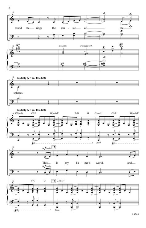 This Is My Father's World Sheet Music by Patti Drennan (SKU: 35023158 ...