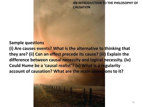 An Introduction To The Philosophy Of Causation Ppt Download