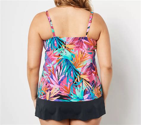 Dreamshaper By Miracle Suit Molly V Neck Tankini With Skort Qvc