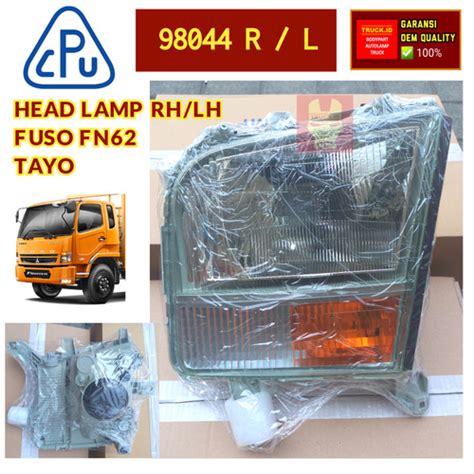 Jual LAMPU DEPAN HEAD LAMP FUSO FN62 FN 62 TAYO TAIYO RH LH Merek