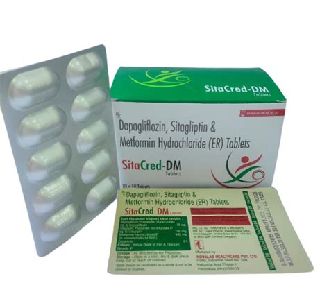 Dapagliflozin Sitagliptin Metformin Hydrochloride Tablets Manufacturer ...