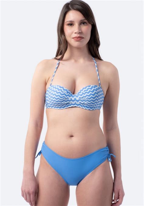 Top De Bikini Bando Estampado De Mujer Tex Ofertas Carrefour Online