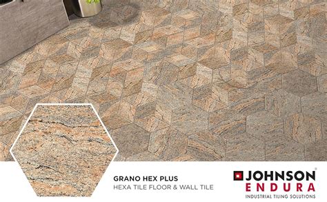 Johnson Endura Grano Hex Plus Glazed Vitrified Hexa Wall And Floor