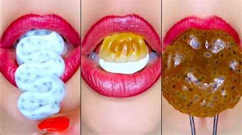 Asmr Lippen Gelee S Igkeiten Essensger Usche Emoji Youtube