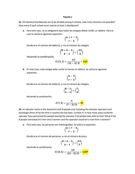 Solution Ejercicios De Conteo Estad Stica Libro Walpole Studypool