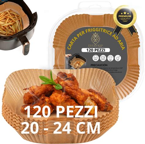 Everykip Original Pezzi Carta Forno Per Friggitrice Ad Aria