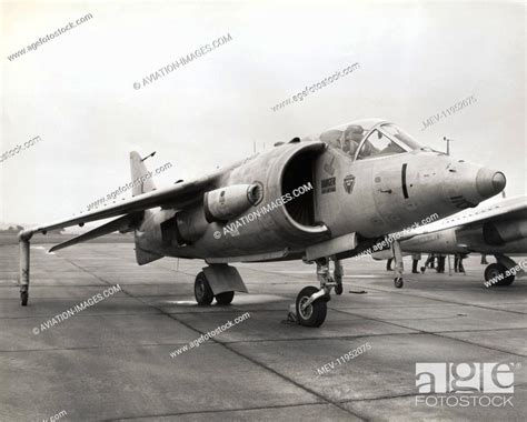 Hawker Siddeley P-1127 Kestrel Fga-1 of the Tripartite Squadron Made Up of UK, Stock Photo ...