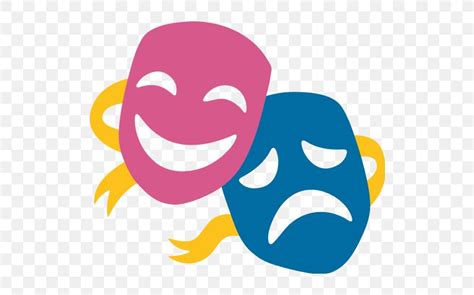 Emoji Musical Theatre Mask Drama, PNG, 512x512px, Watercolor, Cartoon ...