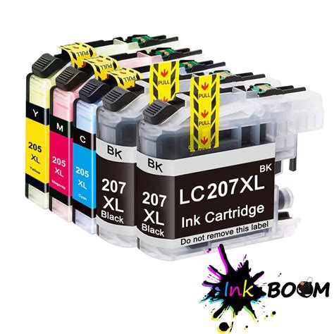 5 Ink Cartridge Fits Brother LC207 LC205 MFC J4320DW MFC J4420DW MFC