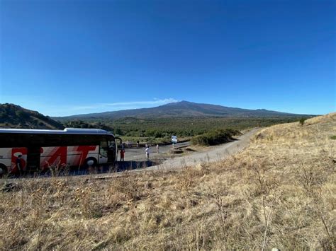 Vanuit Taormina Bovenste Kraters Van De Etna En Alcantara Kloven