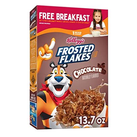 Kelloggs Frosted Flakes Cold Breakfast Cereal 8 Vitamins And Minerals