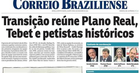 Capa Correio Braziliense Quarta De Novembro De