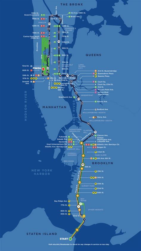 TCS New York City Marathon on Twitter: "Today's course map: (can also ...