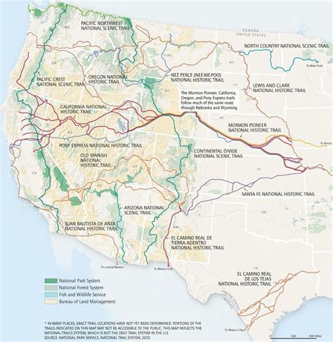 national-trails-map-jpg A network of Trails that spans the Country ...