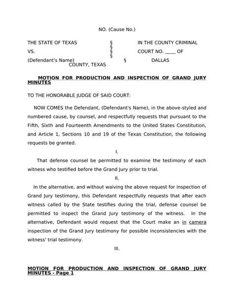 Sample Motion For Jury Trial