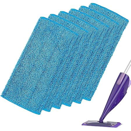 Nordun 6 Remplacement Lingettes Reutilisable Pour Swiffer WetJet Spray