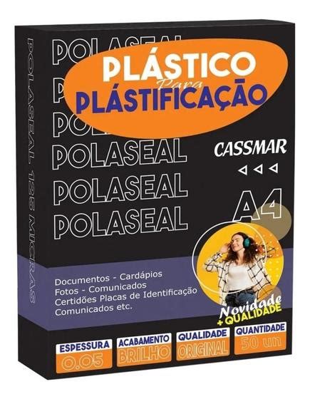 Polaseal Pl Stico Para Plastifica O A X X Mm Un Cassmar